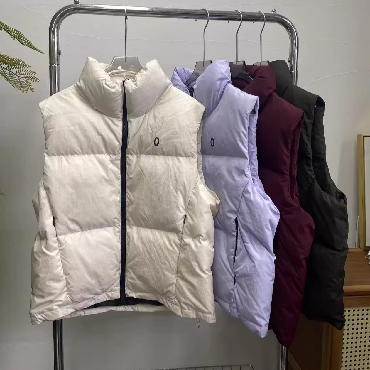 现！超厚加厚男女情侣款户外机能防风保暖立领面包羽绒服马甲