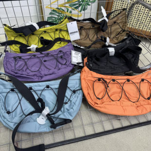 WMXZ春季 斜挎包男女士大容量户外防泼水格子饺子腰包 2025新款