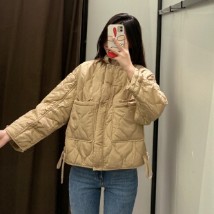 WMXZ自制秋冬新款ins百搭立领高级感棉服外套女2969/046 2969046