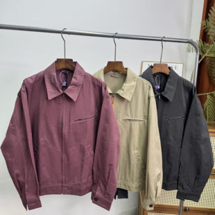 翻领拉链饰百搭休闲时尚 情侣装 夹克外套475681 2025新款 WMXZ春季