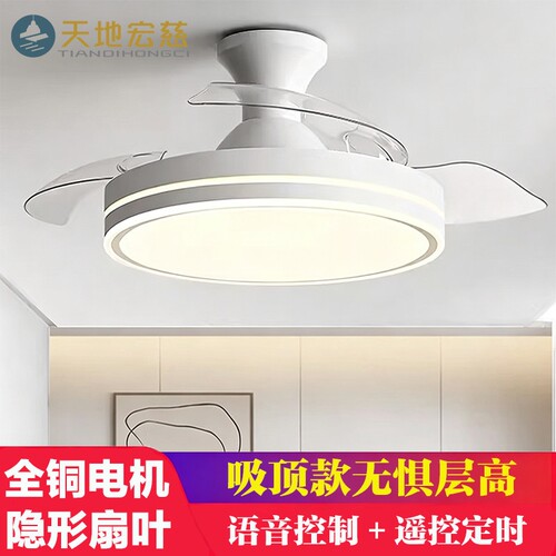 天地宏慈风扇灯2026年新款吊扇隐