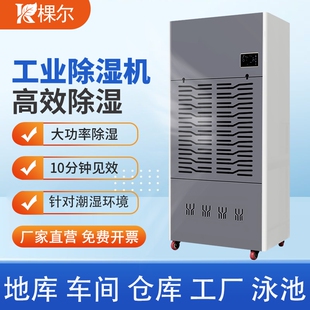 棵尔240L抽湿机车间仓库除湿器大潮工业除湿机大功率面积地下室防