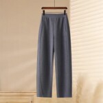 清仓捡漏窄版香蕉裤卫裤女秋冬阔腿运动裤宽松显瘦加绒羊毛弯刀裤