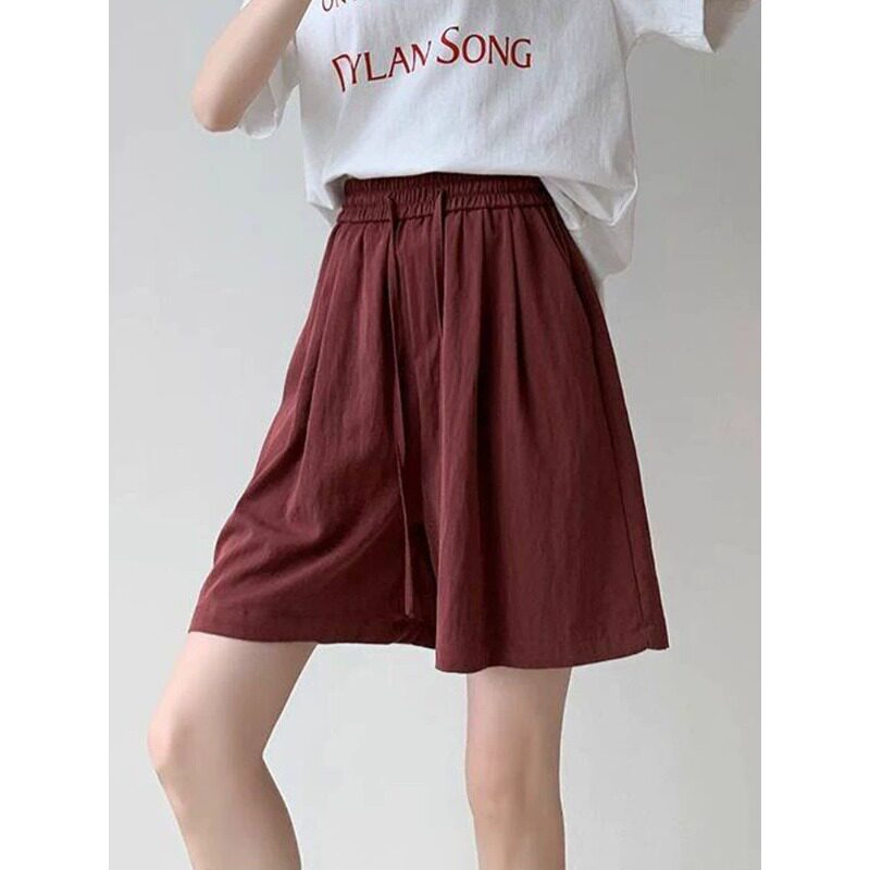 冰丝短裤女夏季薄款休闲凉凉裤子