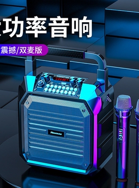 纽曼K99广场舞音响户外音箱k歌大量手提便携式小型蓝牙演出声卡音