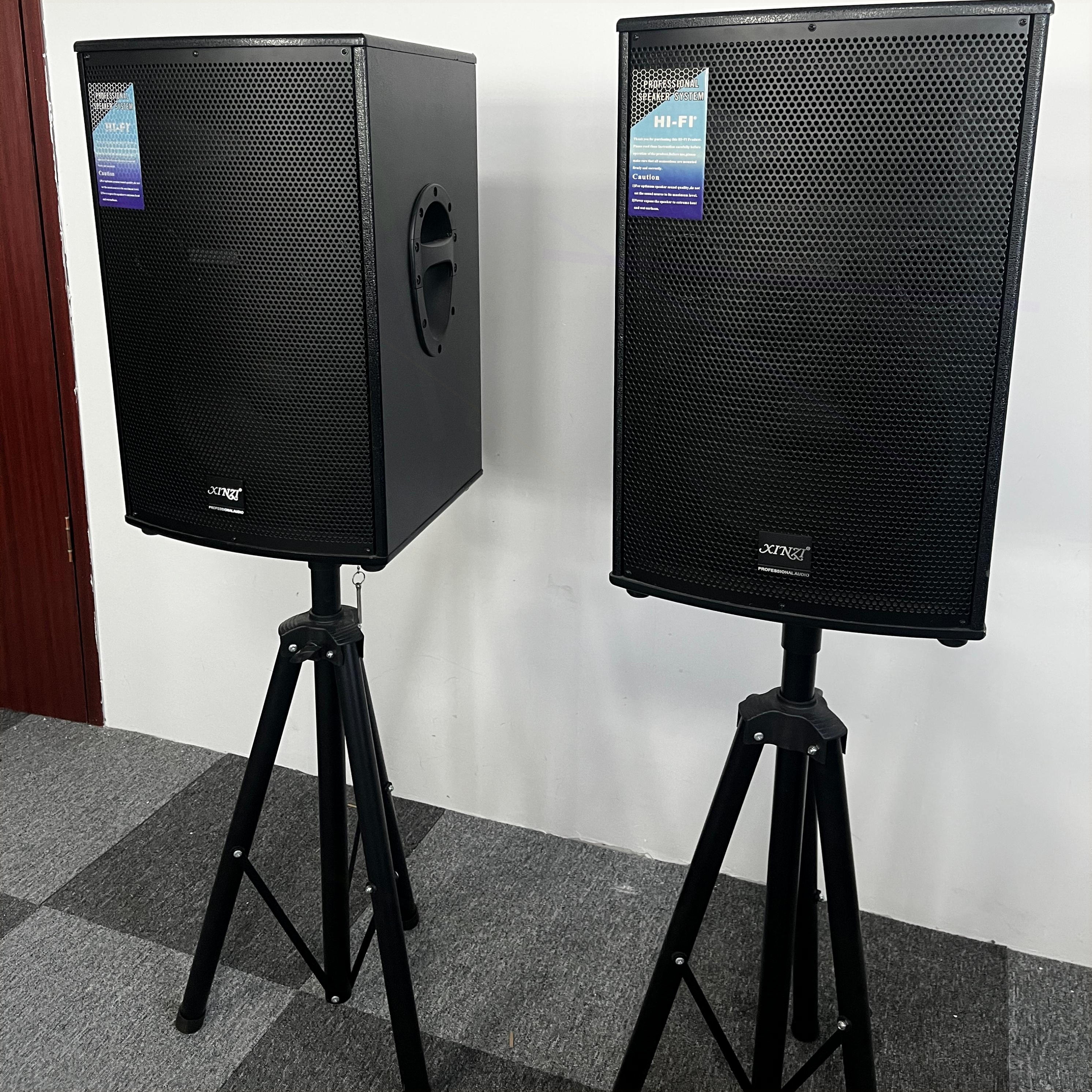 源大功率HIFI音箱专业1215寸家用户外K歌音响舞台婚庆主持会议无