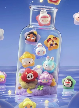 POPMART泡泡玛特POPBEAN泡泡萌粒幸运星系列迷你公仔手办男女生礼