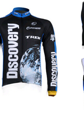 XS-4XL~07 DY保暖秋冬抓绒自行单车长袖骑行服套装背带运动服装备