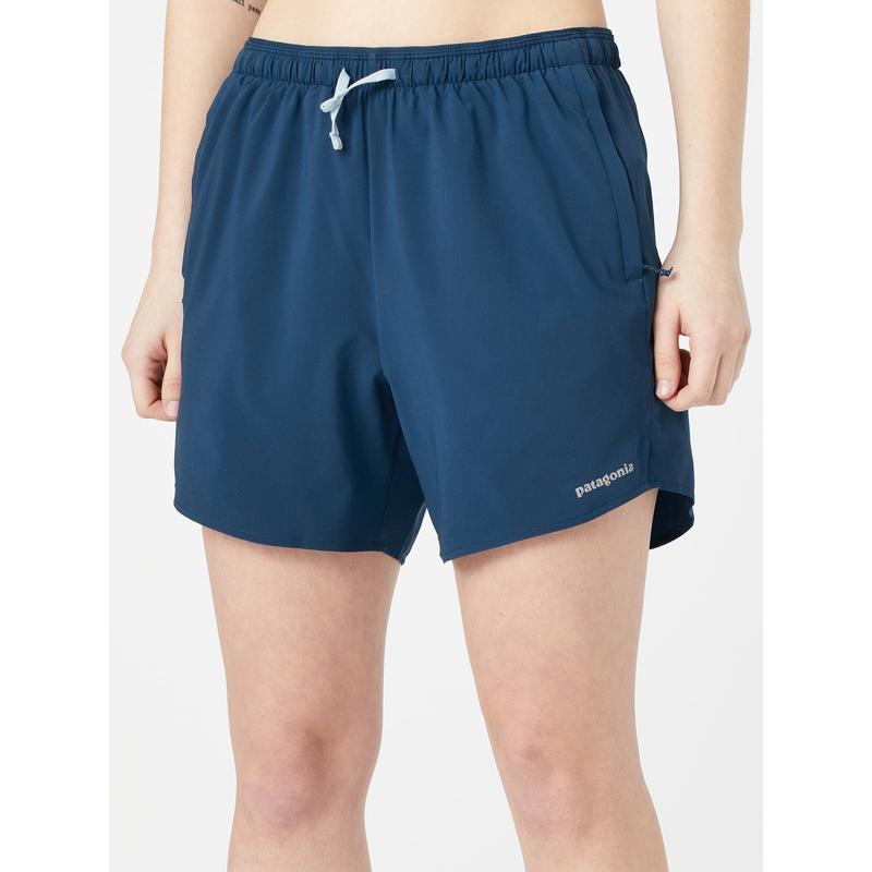 PATAGONIA女士运动短裤快干透气防异味带拉链口袋内置弹力腰头