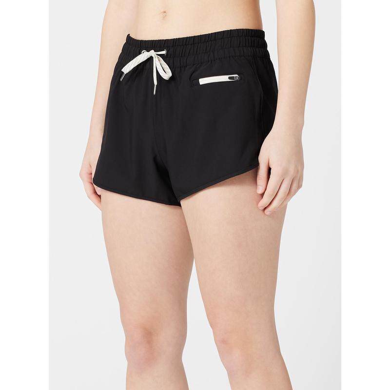 代购Vuori女士运动短裤透气排汗防异味拉链储物袋反光标识