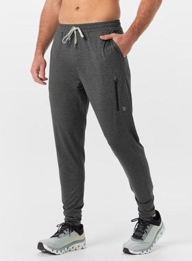 代购Vuori男士运动裤吸湿排汗速干四面弹力多口袋灰色混色