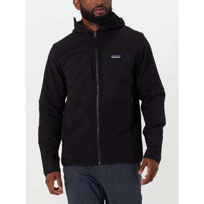 代购PATAGONIA男士抓绒衣防风防水保暖连帽外套连帽长袖户外夹克