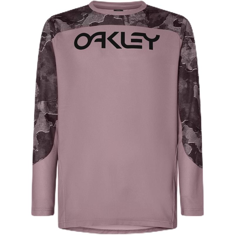 Oakley/欧克利男装长袖骑行衣透气舒适防滑四向弹力运动休闲上衣