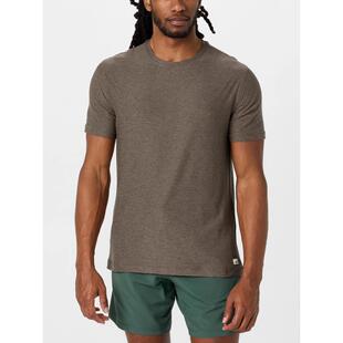 代购Vuori男士运动T恤抗摩擦排汗速干防晒UPF30贴身舒适圆领