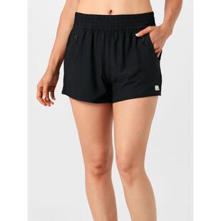 代购Vuori女士运动短裤轻量耐用拉链口袋双侧插手袋速干面料