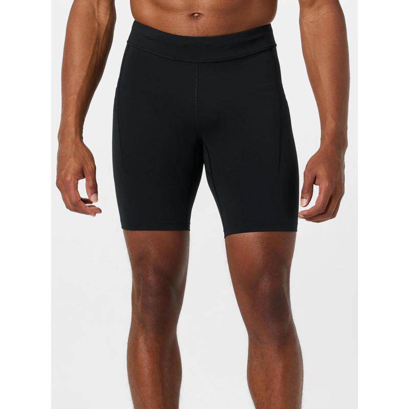 代购ON昂跑男士运动短裤贴身穿着感侧边插袋后置拉链口袋