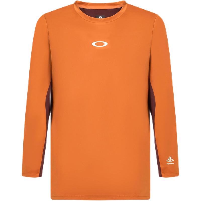 Oakley/欧克利男士长袖运动T恤防风透气舒适骑行休闲上衣