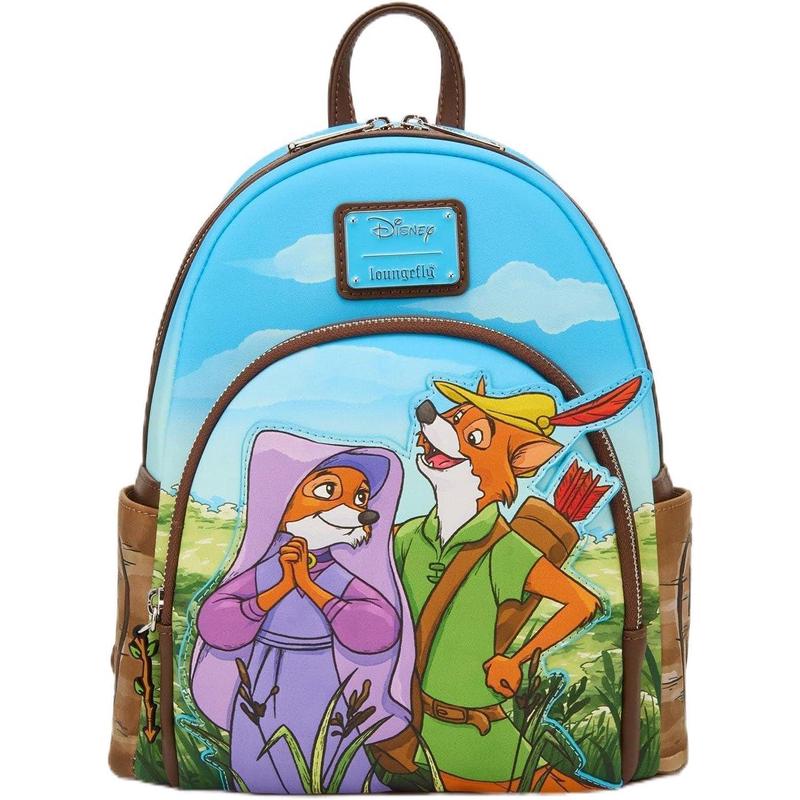 代购Loungefly男女迪士尼双肩包轻便携带多口袋设计可调节肩带