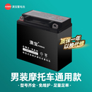 男装 摩托车电瓶12V9A铃木王钻豹太子钱江跨骑车通用免维护蓄电池