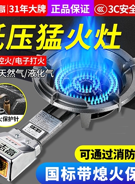 志高猛火爆炒灶商用炉灶天然气液