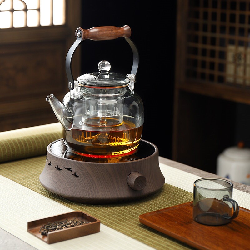 蒸煮茶壶电陶炉加热玻璃烧水壶家