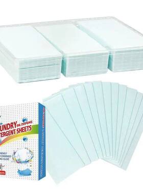 90 Pieces Eco-Friendly Laundry Soap Washer Sheets Detergent