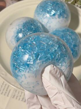 Glacier Blue Squishy Ball – Soft Slow-Rebound Toy Relieves
