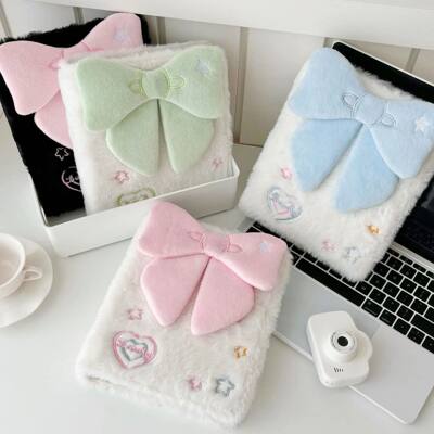 Kawaii A6 Bow Kpop Photocard Binder Collect Book Idol Plush1