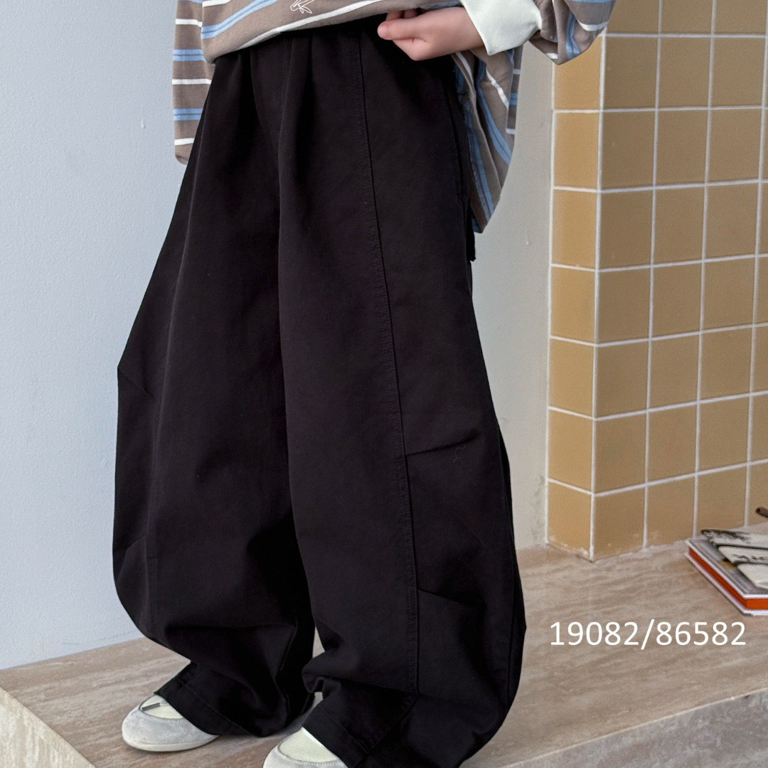 布芮欧秋新款男童女童休闲裤
