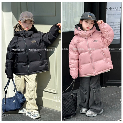 童乐鱼2024冬男童羽绒服外套儿童