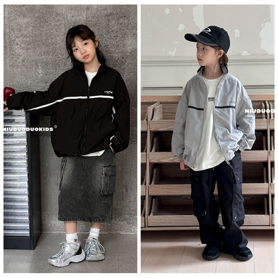 牛哆哆2024秋男童外套拉链衫儿童
