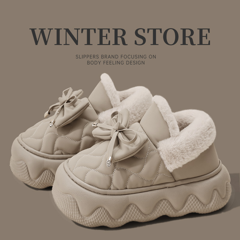 防水御寒儿童棉拖鞋女童冬季2025