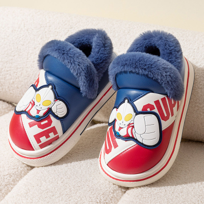 奥特曼防水棉拖鞋男童2025新款