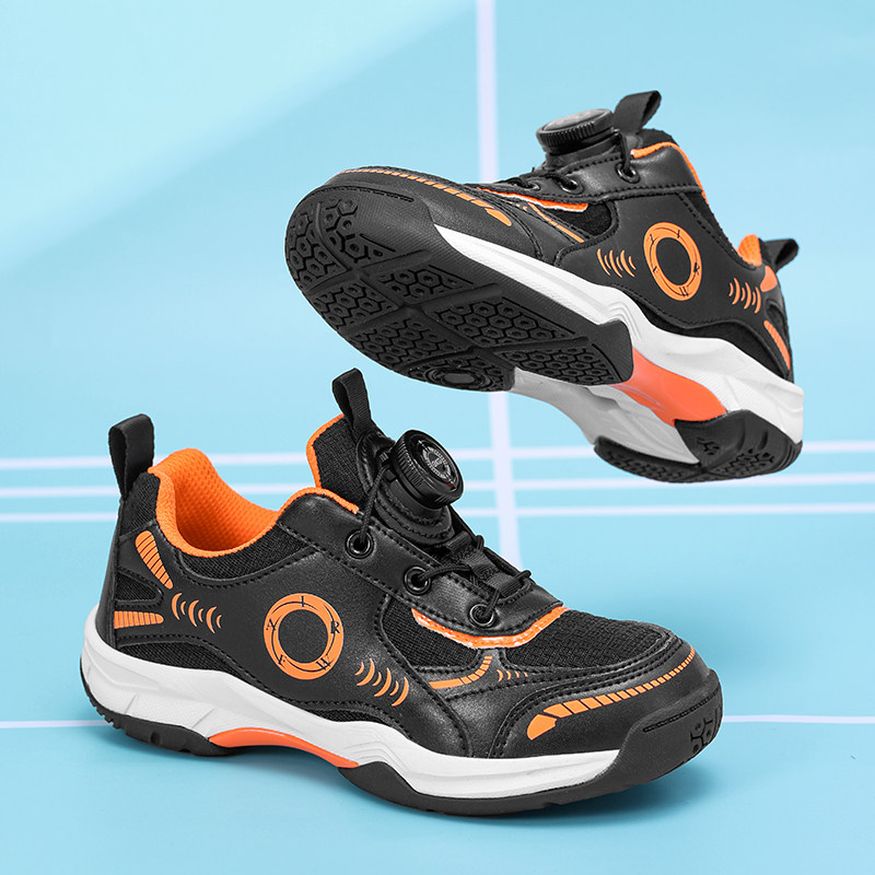 BKG羽毛球鞋男童鞋网面透气超轻防滑多功能运动鞋男孩休闲跑步鞋