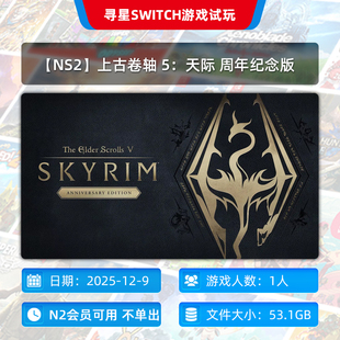 NS2 独享主号 上古卷轴 周年纪念版 N2会员可用 5：天际