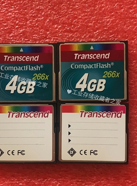 Transcend CompactFlash 创见工业级CF卡4g 266x数码单反数控机床