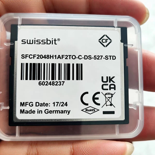 SFCF2048H1AF2TO-C-DS-527-STD/德国swissbit工业级CF卡容量2GB