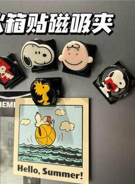 可爱卡通金属夹子冰箱贴封口夹洞洞板磁性夹磁力贴北欧ins风