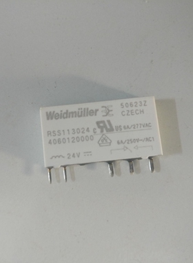 现货魏德米勒全新原装正品小型 5脚 继电器 4060120000 RSS113024