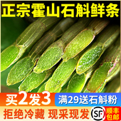 官方旗舰店正品 霍山铁皮石斛鲜条500g一斤现采新鲜食用榨汁非药材