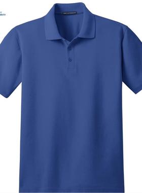 Port Authority K510涤棉logot恤翻领广告衫polo衫工作服定制