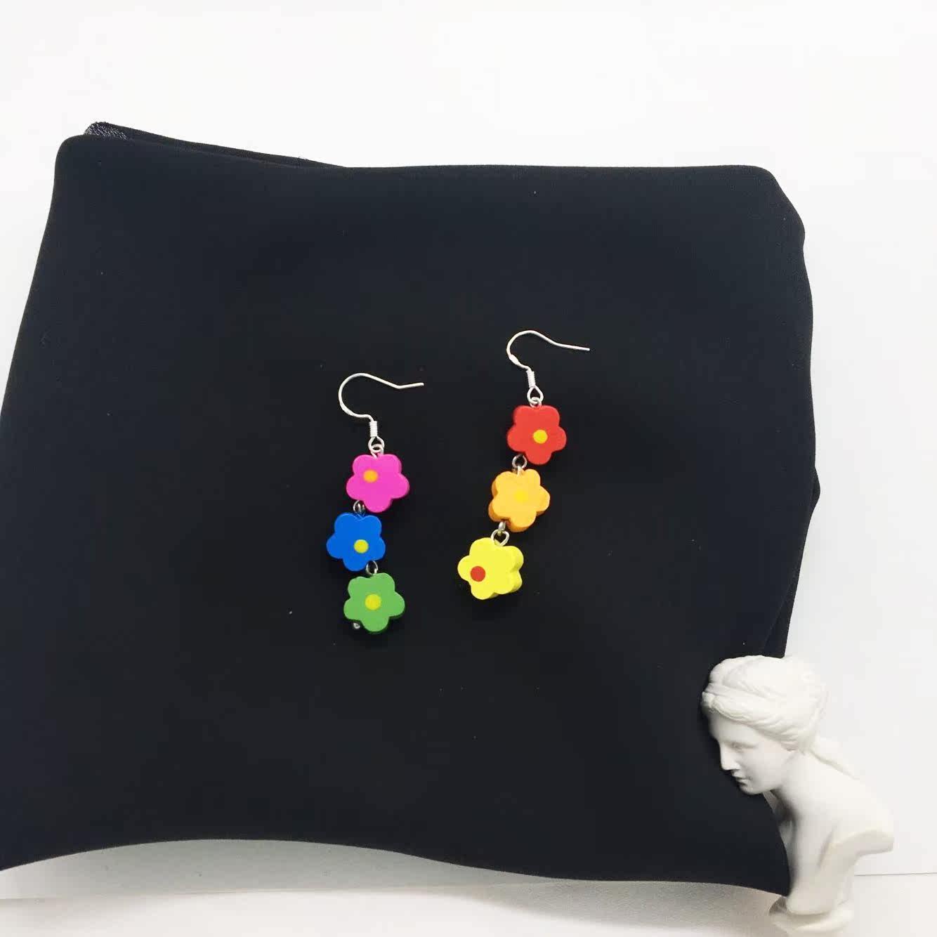 2019 new tide summer fresh joker small flower earrings Xuan|ruв категории Украшения,ювелирные изделия, серьга, серьги - от Buy2taobao.com для оказания профессиональной услуги покупки агента Taobao