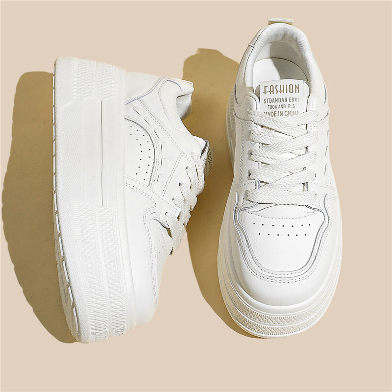 小白鞋女厚底百搭松糕增高春秋2026夏季新款爆单休闲德训运动板鞋,女鞋,时尚休闲鞋,淘宝优惠券,粉丝福利购,淘宝优惠卷