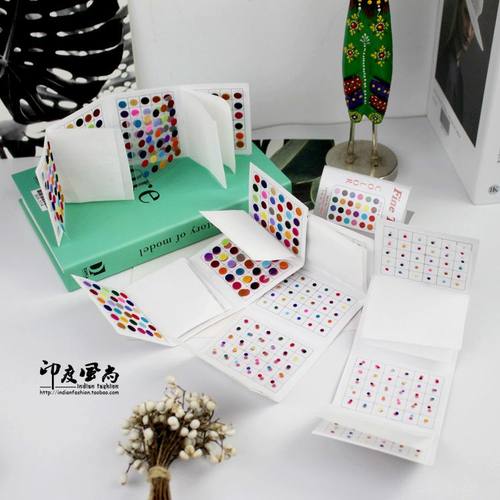 印度风尚进口眉心贴bindi红色