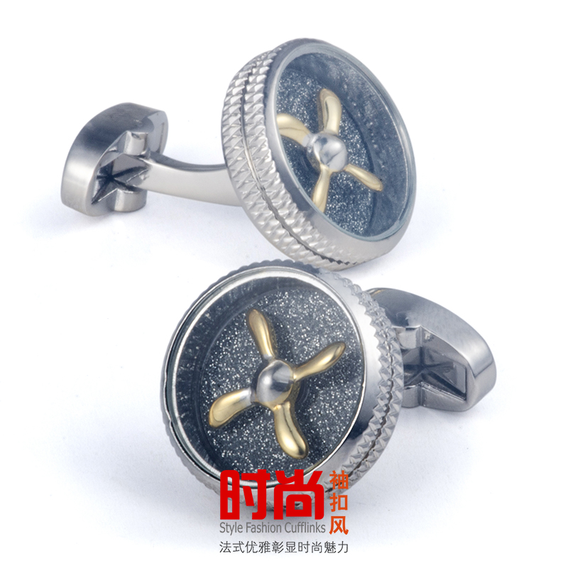 精品朋克法式男士商务时尚袖扣