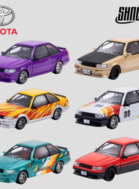 DCT 1:64 丰田AE86小比例仿真合金车模型男孩礼物收藏摆件