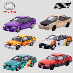 DCT 1:64 丰田AE86小比例仿真合金车模型男孩礼物收藏摆件