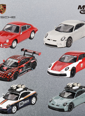 MINIGT 1:64合金车模型 保时捷Porsche 911 GT3霸王龙 达喀尔