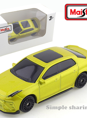 比美高 1:64 美驰图合金汽车模型吉利星越极氪领克收藏摆件礼物