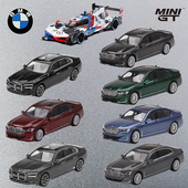 64合金车模型 MINIGT Alpina 宝马7系BMW xDrive